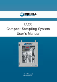 Thumbnail of document Manual - ES20 Compact Sampling System